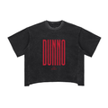 Raw Edge Snow Washed Boxy T-Shirt